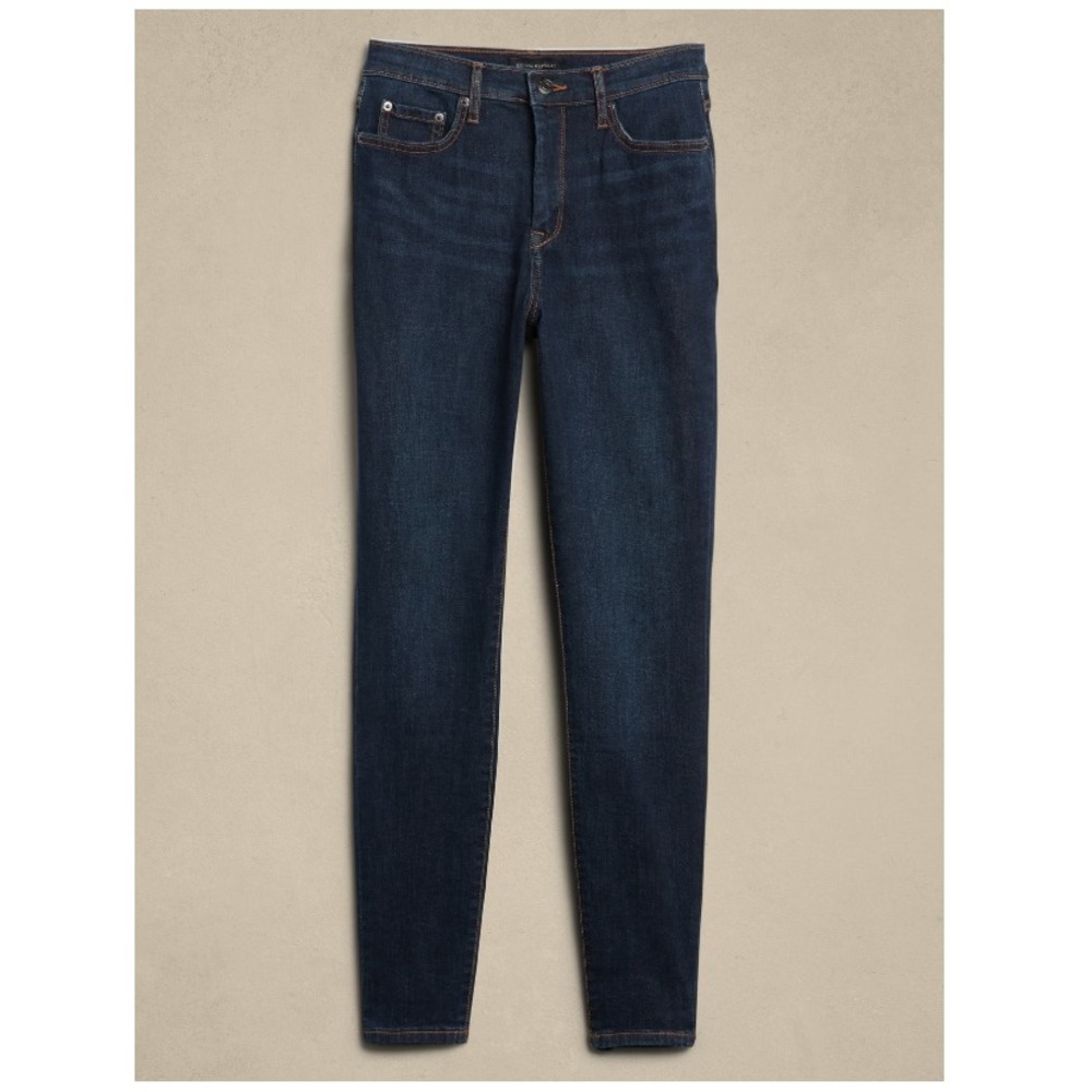 Banana Republic Soft Touch Skinny Jeans Dark Wash Blue 25P Petite